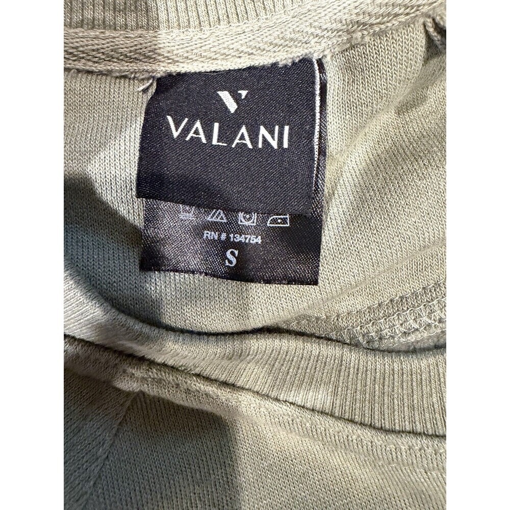 Valani Long Lake Graphic Sweatshirt Retro Green Crew Neck Fleece Pullover Small - Picture 5 of 6